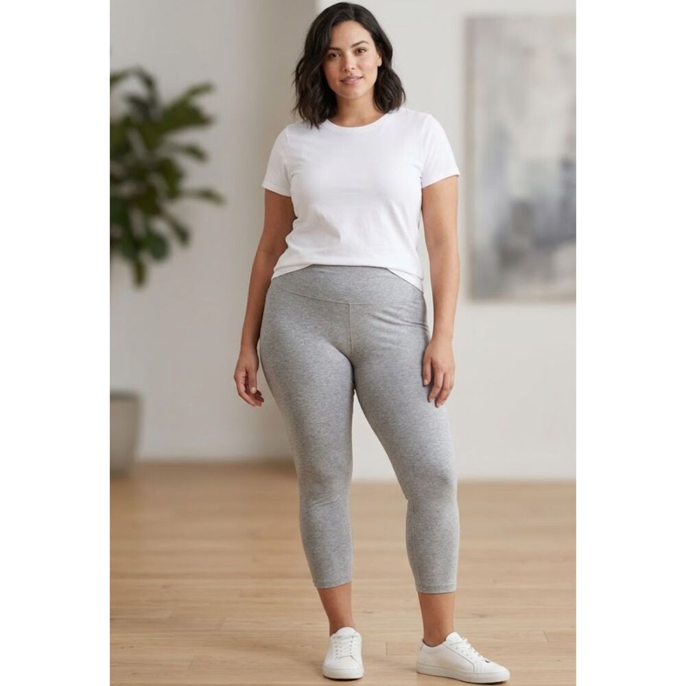 New Old Navy Extra High-Waisted CloudComfy 7/8 Leggings Women's Plus Size 3X